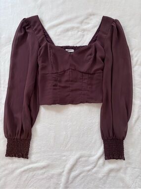 Abercrombie & Fitch long sleeve blouse